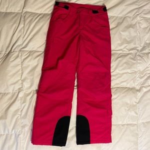 Pink Girls’ Columbia Snow Pants